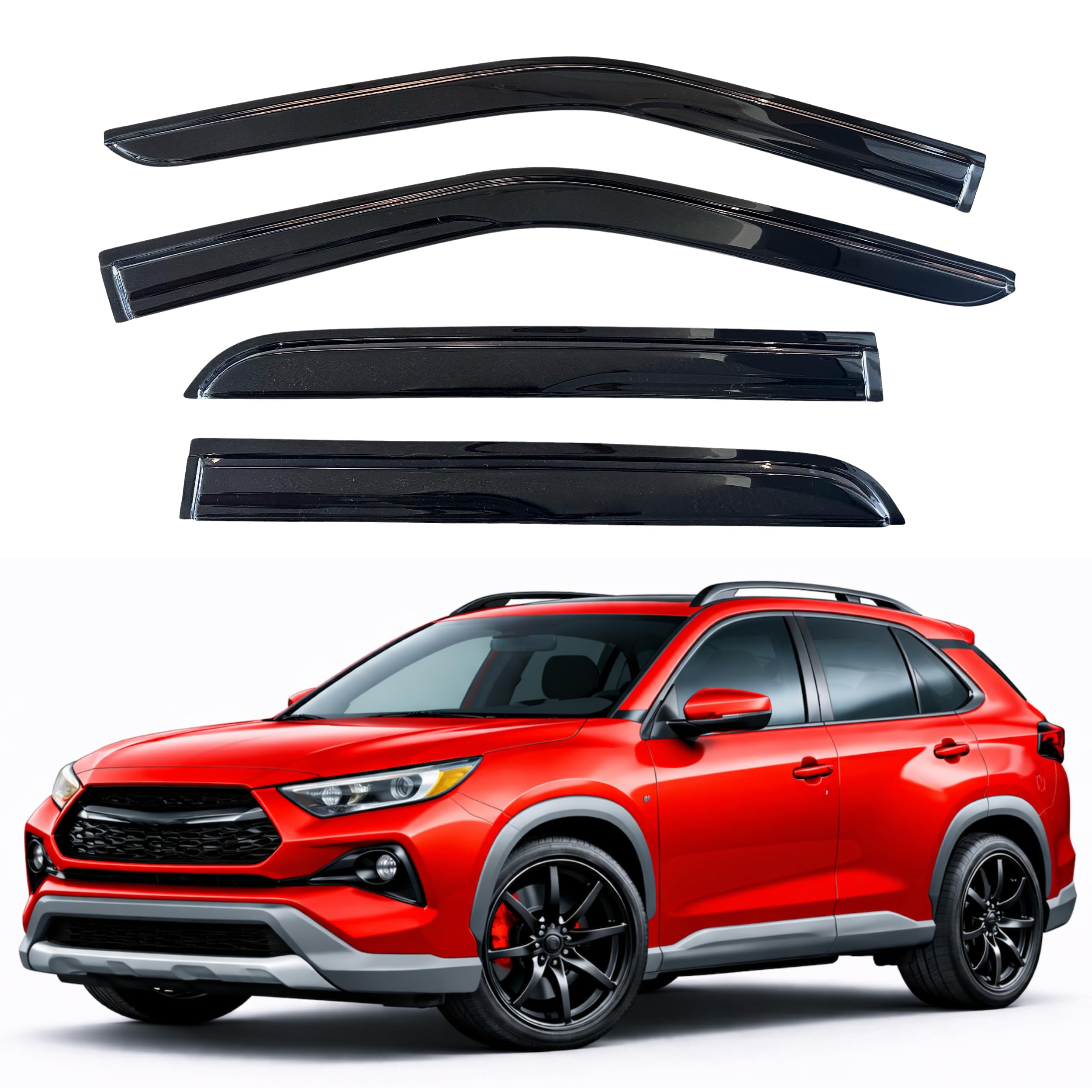 KPY Rain Guards Fit for 2019-2025 Toyota RAV4