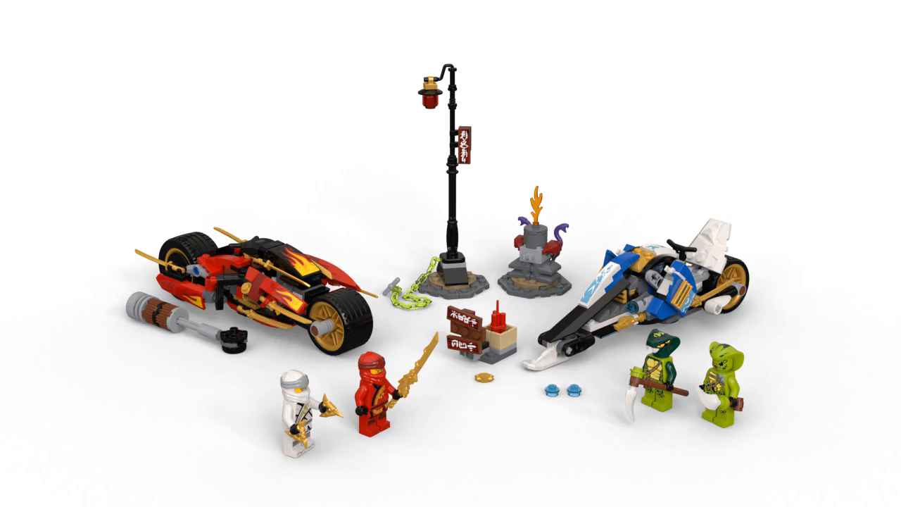LEGONINJAGO 70667 Kais Feuer-Bike & Zanes Schneemobil – Bild 8
