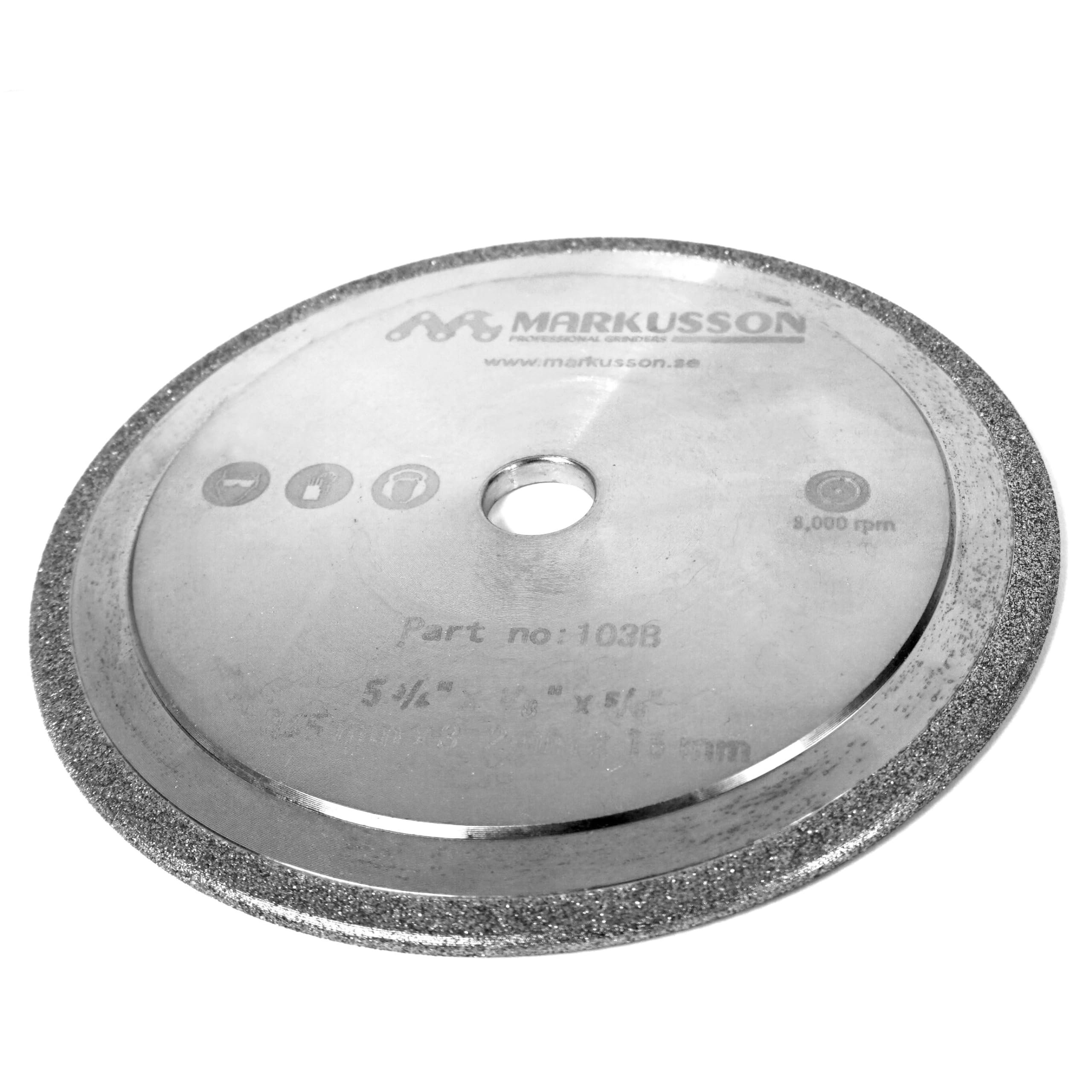 Markusson CBN Schleifscheibe 3,2mm für Kettenschärfgerät Robo Jolly RJ12 145x3,2x16mm