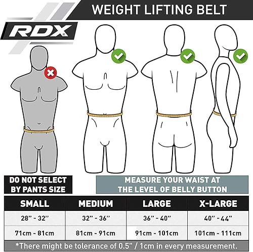 Miniatura 7 de RDX Cinturón de levantamiento de pesas, aprobado por IPL y USPA, soporte lumbar de cuero de 4 pulgadas de grosor de 0.394 pulgadas, hebilla de
