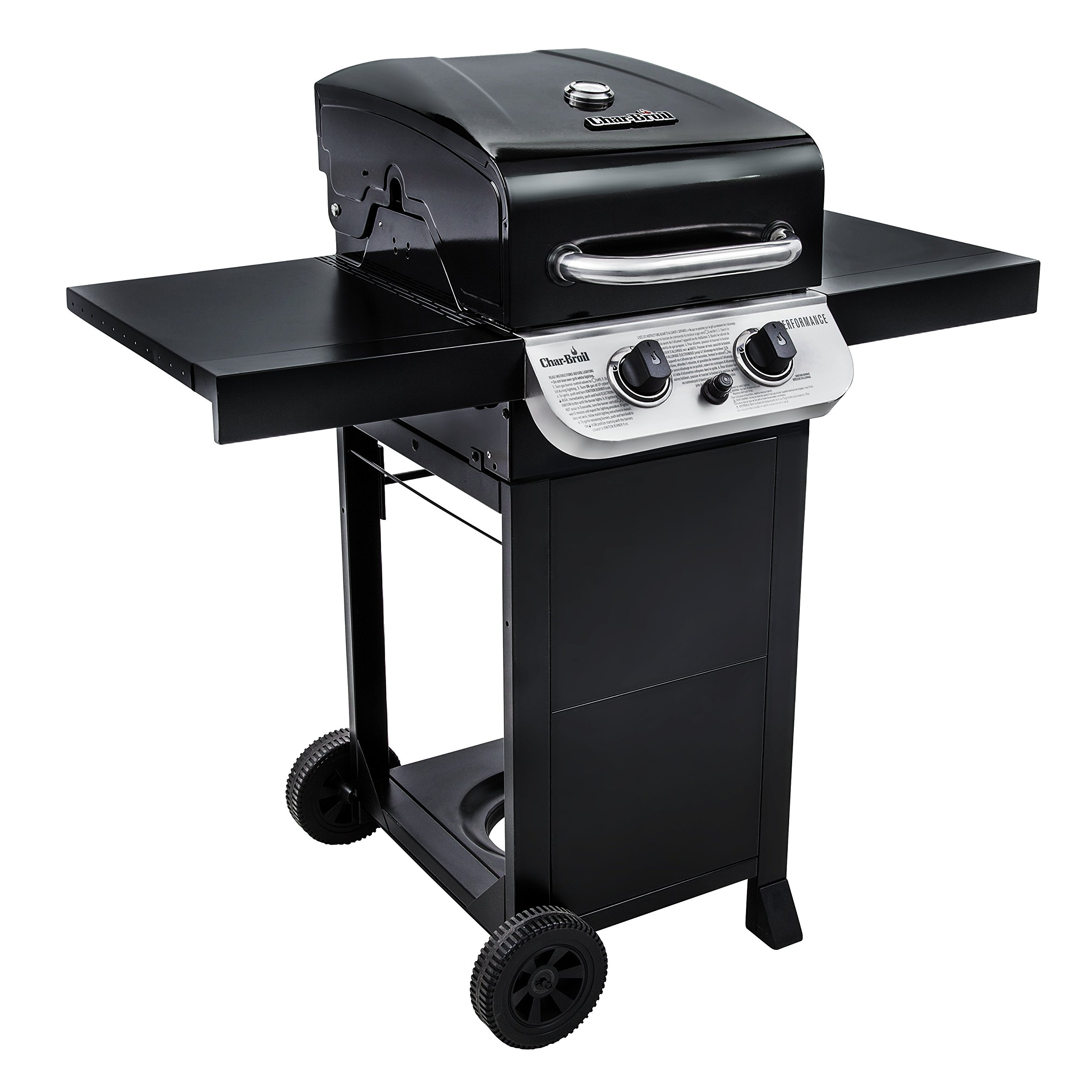 Char-Broil Grillabdeckung Für 2-Brenner Tischgrills – Universell, UV- & Regengeschützt, 18 Mm Polyester, Schwarz