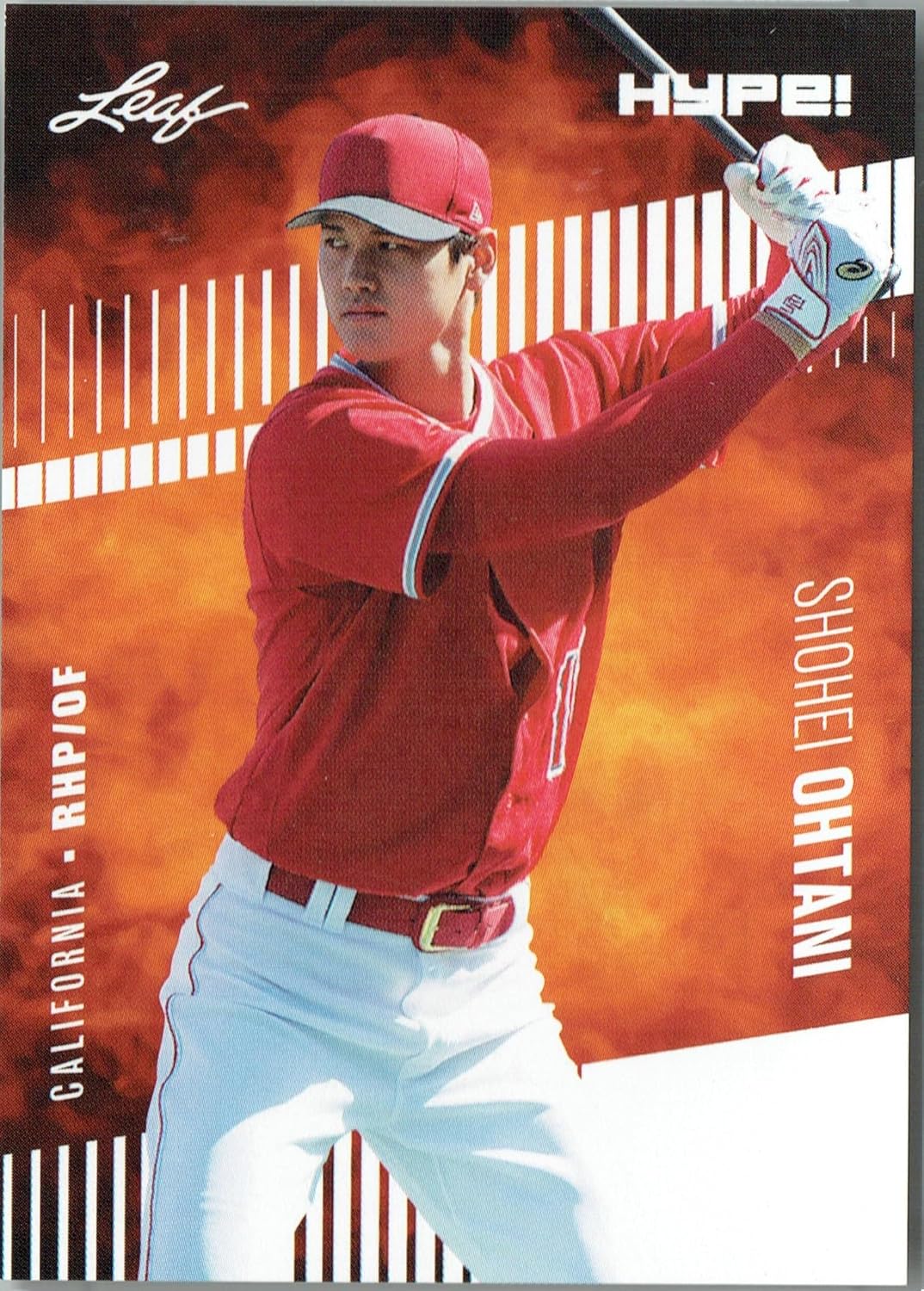 1) Mint Shohei Ohtani Angels Rookie Card 2018 Leaf HYPE Only 5000 Ever Made