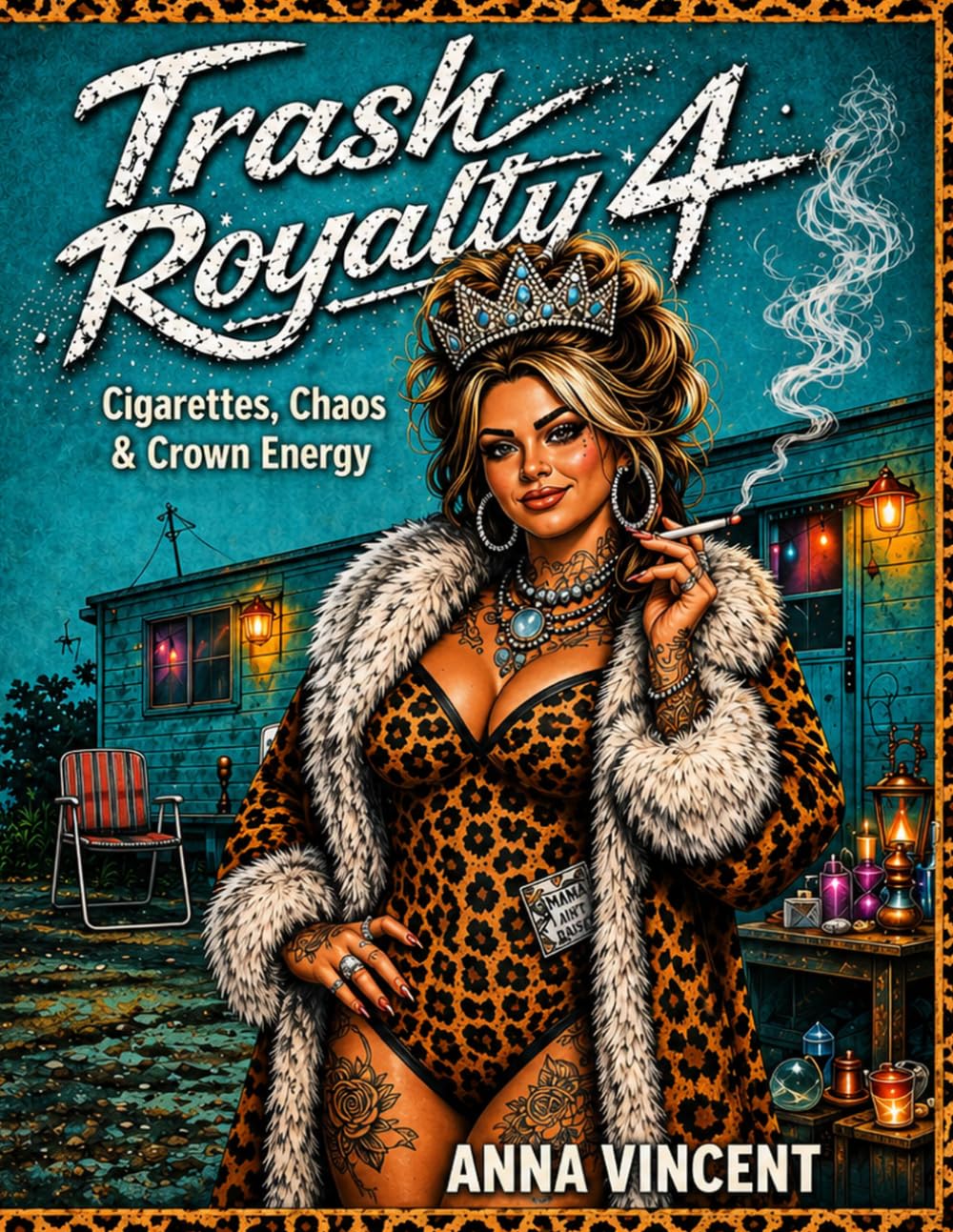 Trash Royalty 4: A Chaotic Glam Coloring Book for Baddies Who Color Outside the Lines