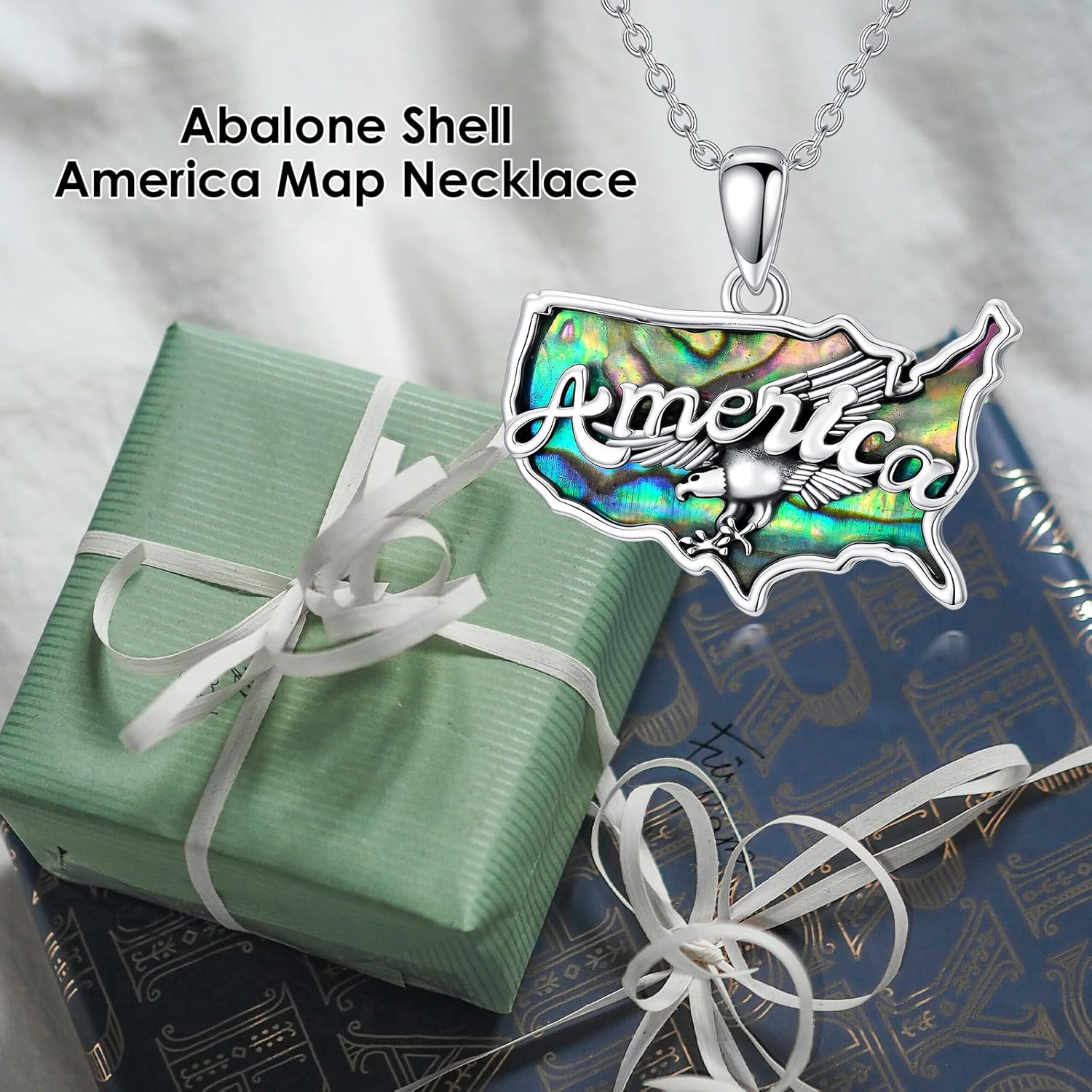 PROESS Jamaica/America/Texas/Africa Map Necklace for Women 925 Sterling Silver Flag Pendant Necklace Country Map Chain Jewelry Gifts - Image 3