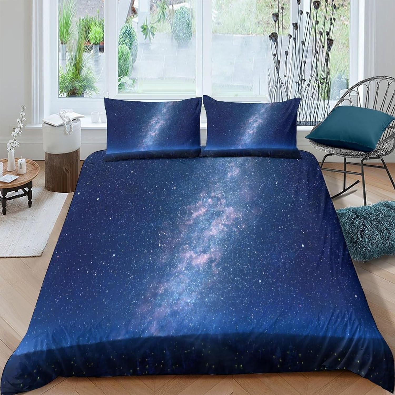 Housse de couette 240x260 galaxie pour créer une chambre cosmique ado