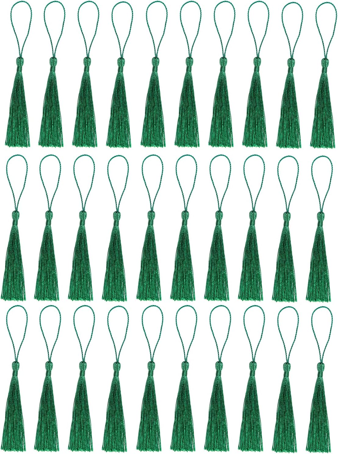 30 PCS Bookmark Tassels, Mini Tassels Silky Tassels for Bookmarks Handmade Bookmark Tassels for