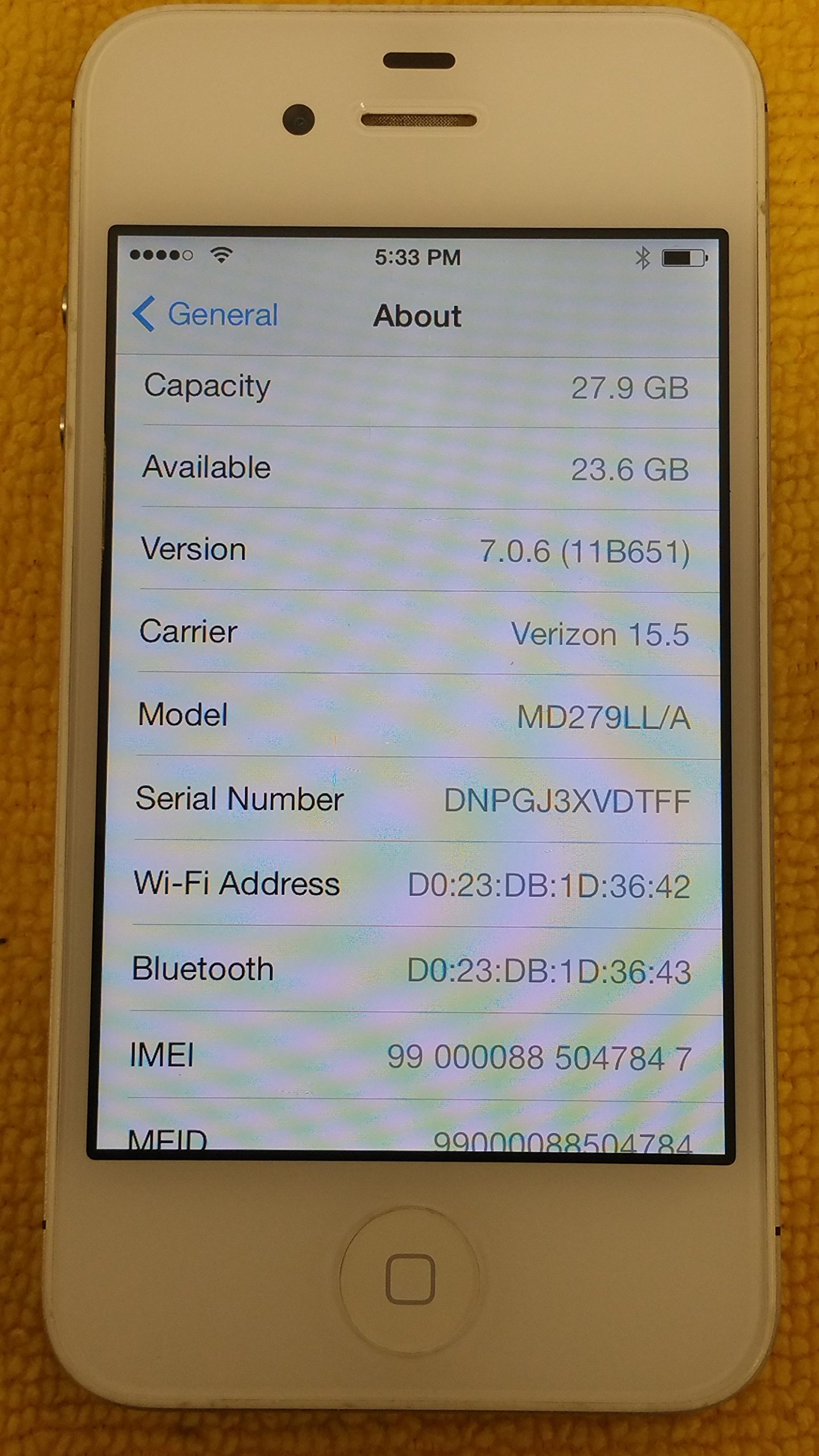 Apple iPhone 4S 32GB (White) : Amazon.in: Electronics