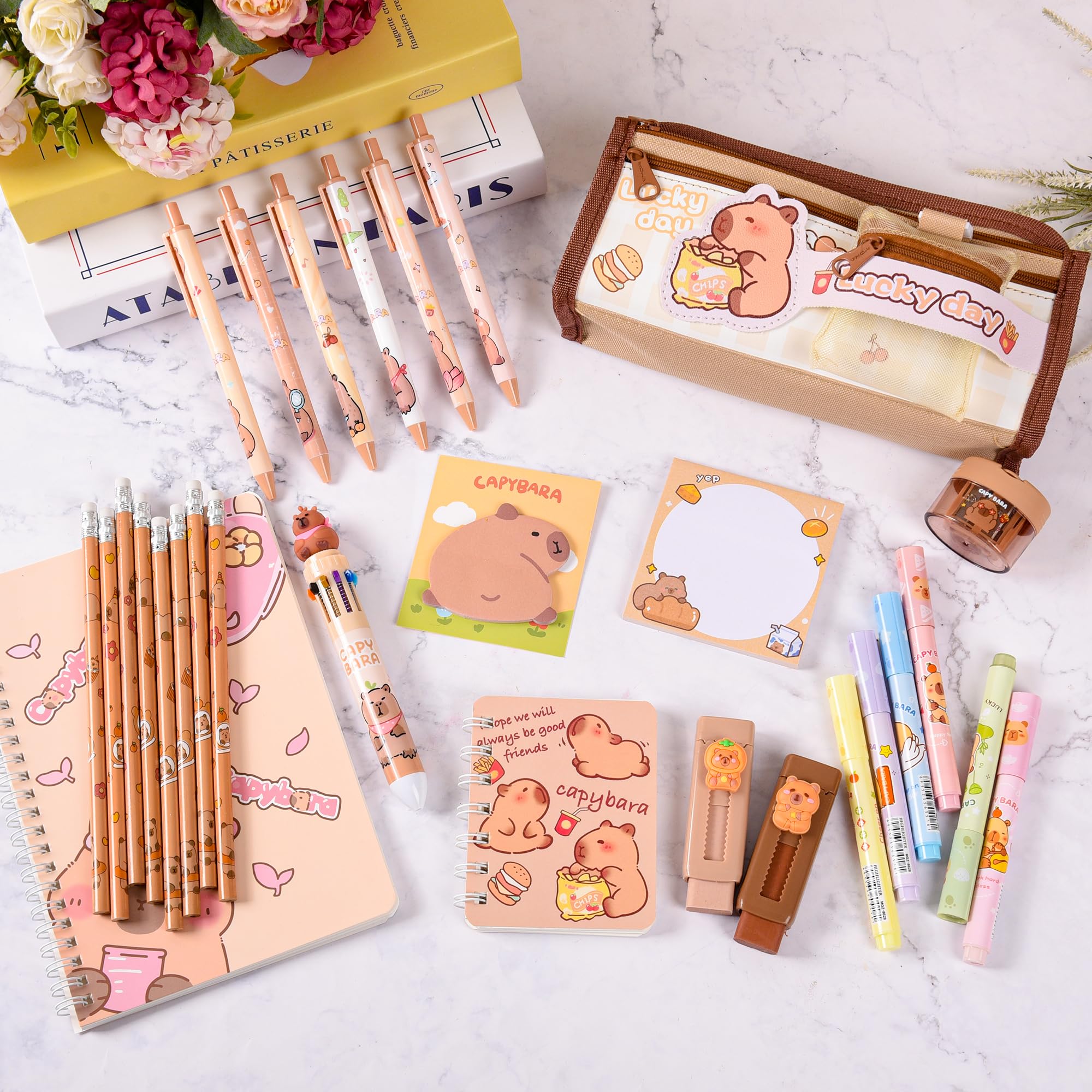Amazon | Ulema かわいいカピバラ文房具33点セット カピバラ誕生日