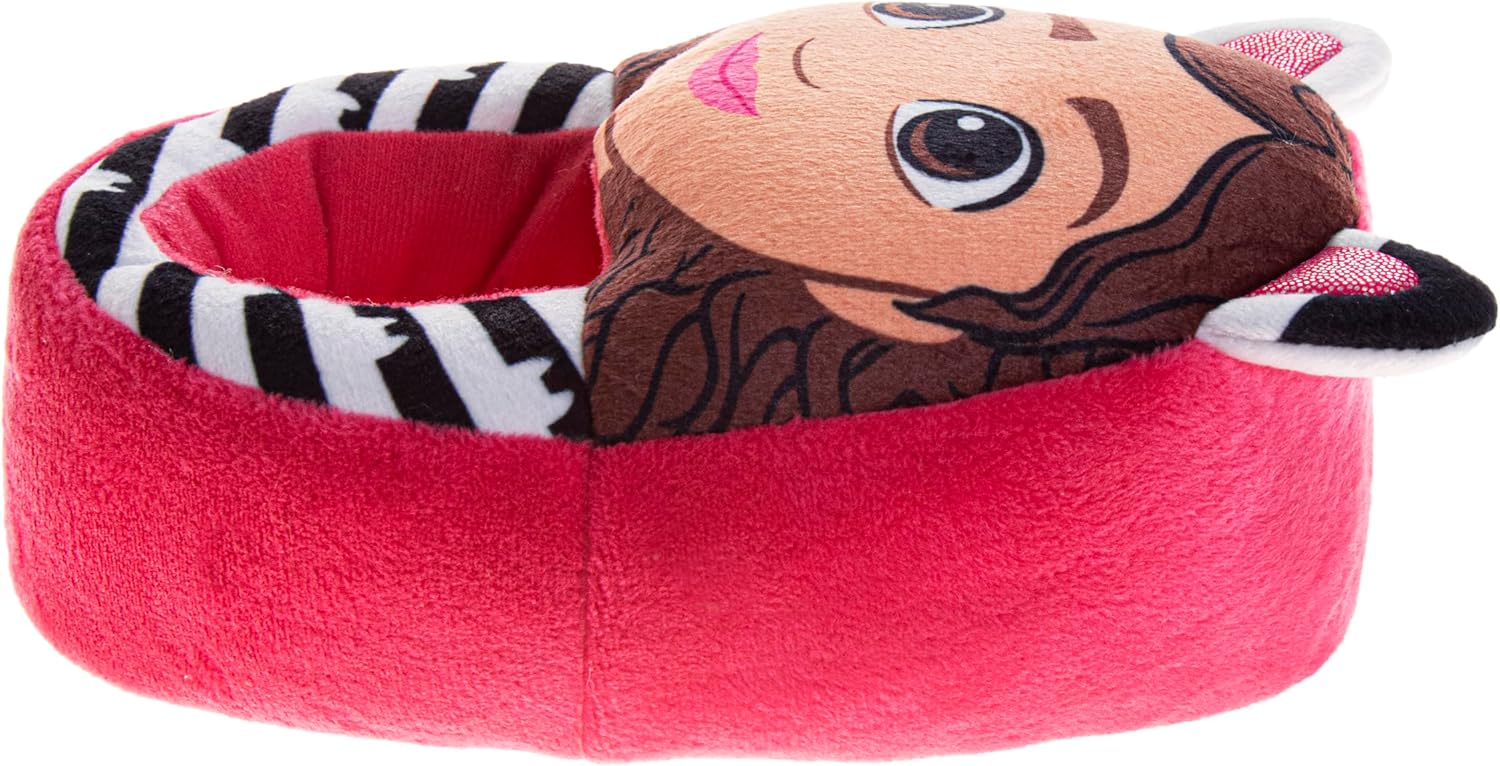 Josmo Gabby Dollhouse Slippers for Girls Pandy Paws Plush Cat Bedroom Slippers Fuzzy Kids House Shoes for Toddler, Little Kid, Big Kid - Image 2