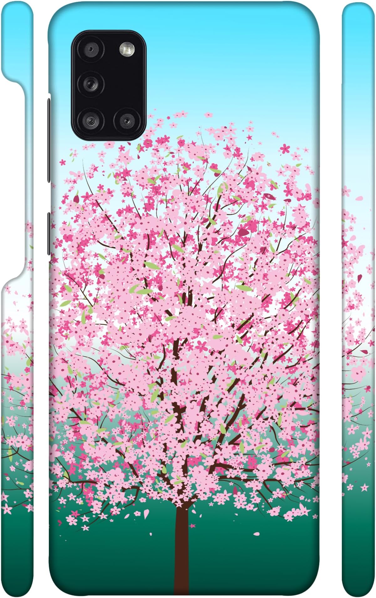 TRUEMAGNET Premium ''Flowers Tree'' Printed Hard Mobile Back Cover & Case for Samsung Galaxy A31, Designer & Attractive Case for Your Smartphone