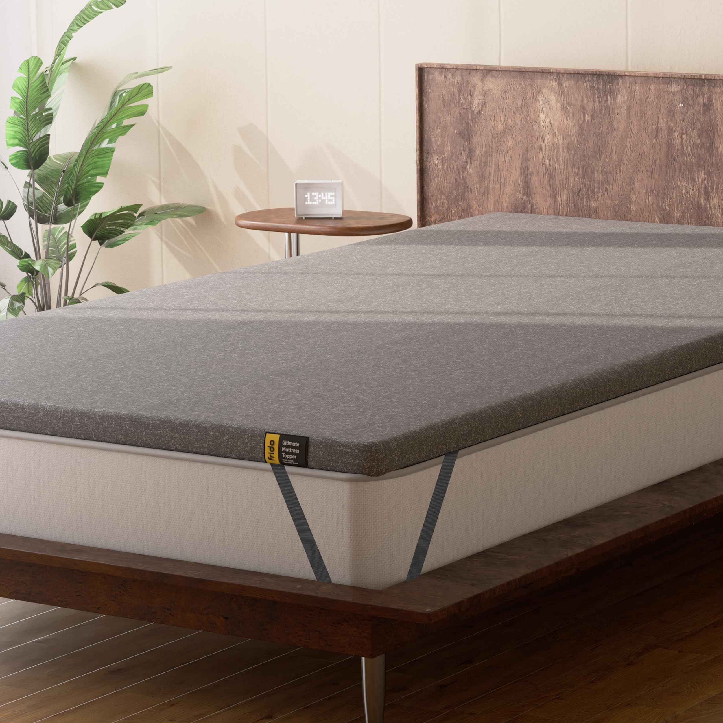 Frido Ultimate Mattress Topper with Standard Cover for Single Bed | Single Bed Topper 72"x36" | 2" Padding | Mattress Topper for Back Pain & Neck Pain | Soft & Supportive | 10x Sleep Comfort-image-11