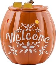 Scentsationals Wax Melt Warmer - Autumn Collection Welcome Fall - Candle Wax Melter for Fragrance Cubes and Tarts