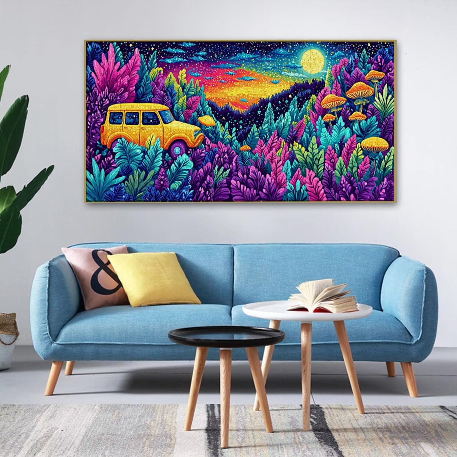 Puzzle de Madera para Adultos 1312 Piezas - Setas forestales, Obra de Arte de Juego de Rompecabezas para Adultos, Puzzle de Impresión de Alta Definición Multicolor, Pasatiempo Creativo Regalo b-820