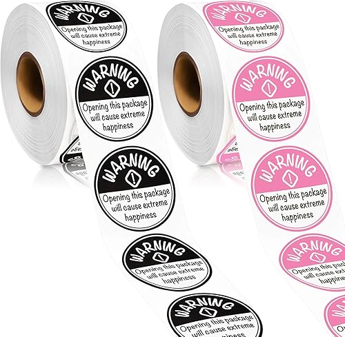 1000 calcomanías de felicidad extrema, etiquetas redondas, autoadhesivas, etiquetas para manualidades, decoraciones artísticas para festivales,