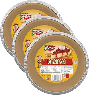 Keebler Ready Pie Crust, Graham Cracker, 9 In. (Pack of 3)