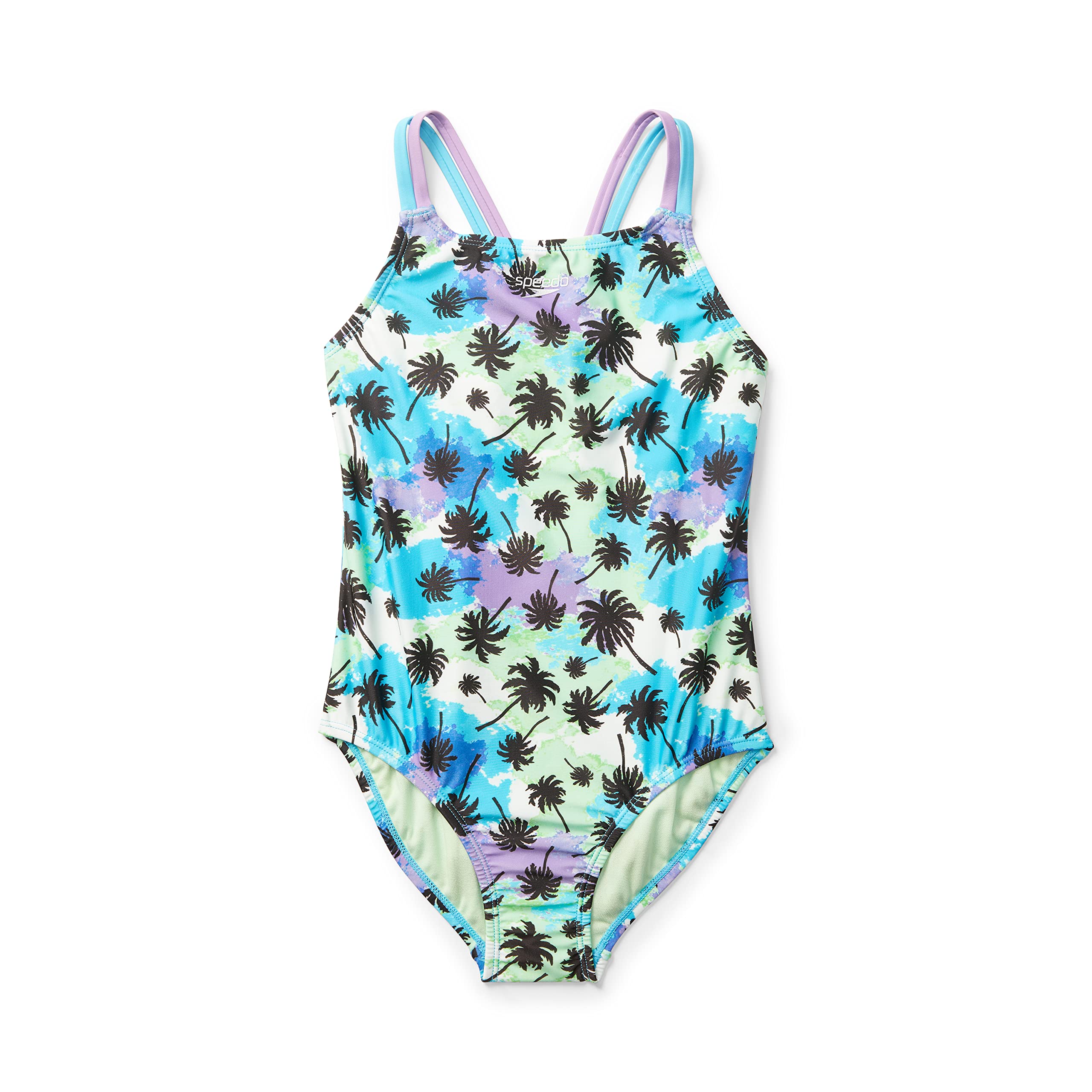Speedo Girl's Swimsuit One Piece Thin Straps