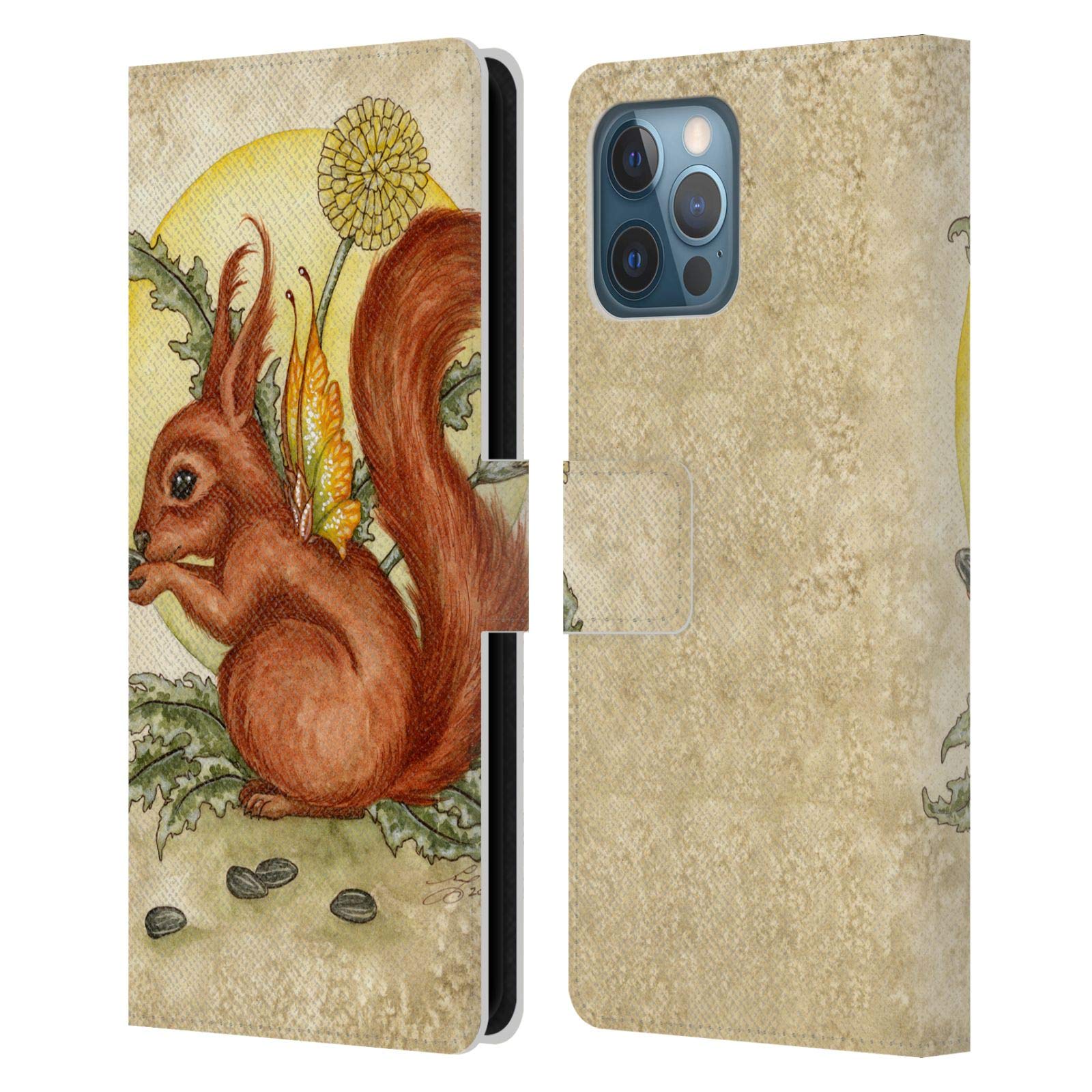 Funda iPhone 12 Pro Max tipo libro Amy Brown ardilla hadas 7