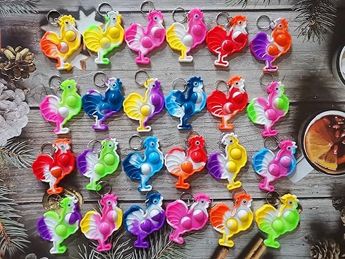 Miniatura 2 de 24 paquetes de pollitos divertidos regalos de verano únicos mini artículo surtido juguetes para niños niños aula estudiantes regalo de profesores,