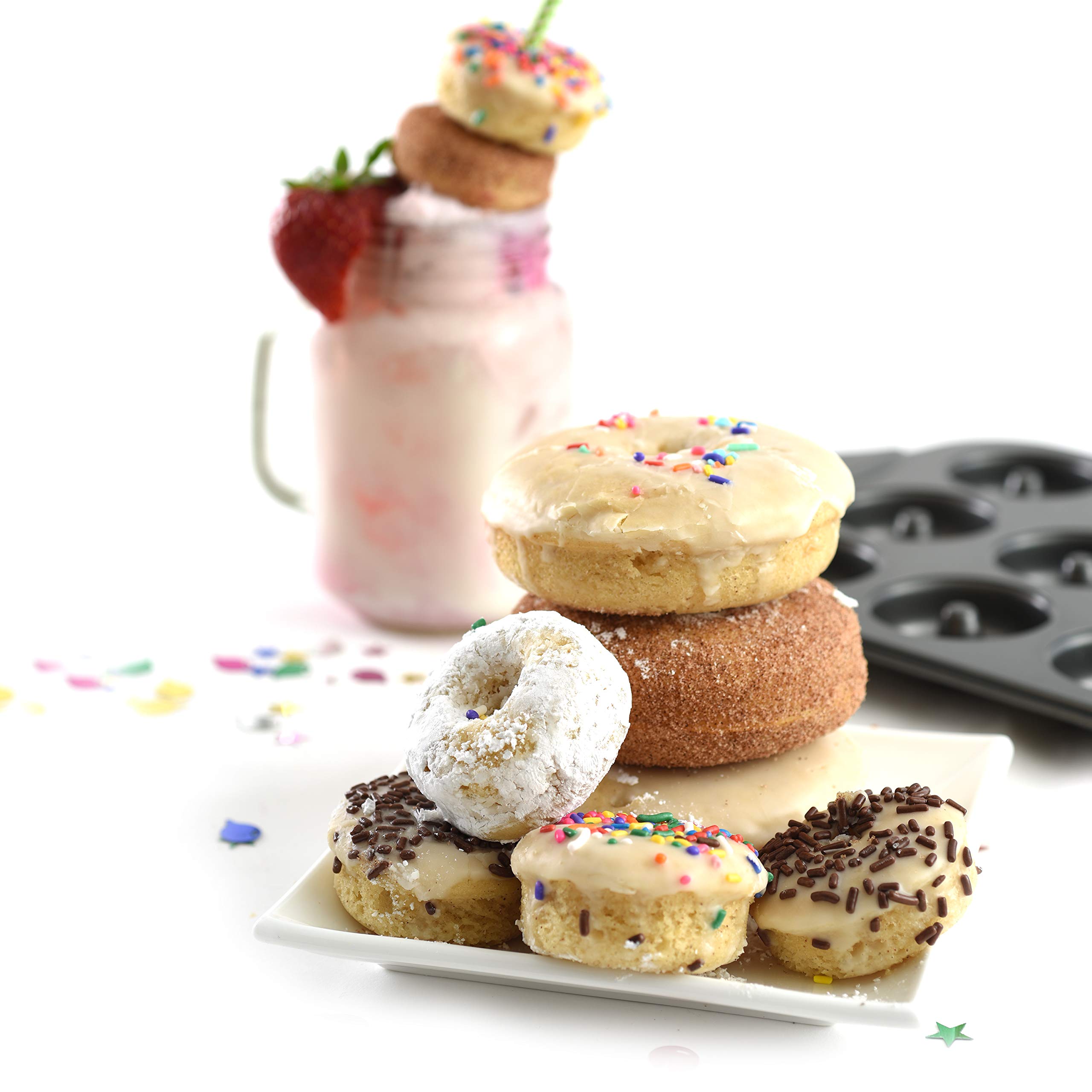Norpro Mini moule à donuts noir