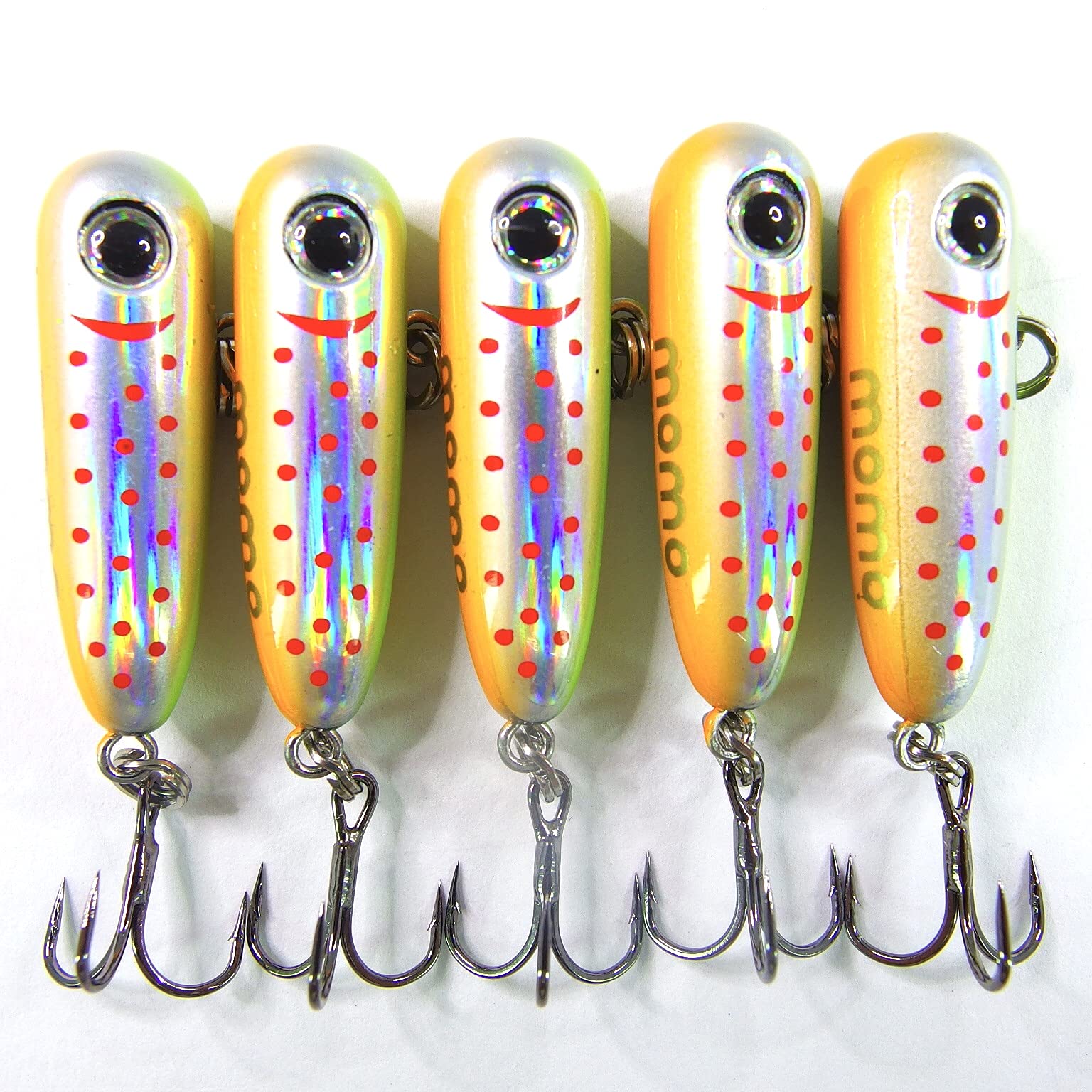 Amazon Momoルアー モモルアー 渓流 ルアー ボトムトゥイッチミノー 30mm 3 4g タングステン内臓 底に付いたヤマメやイワナに チャートバックob X5個 Momoルアー ルアー