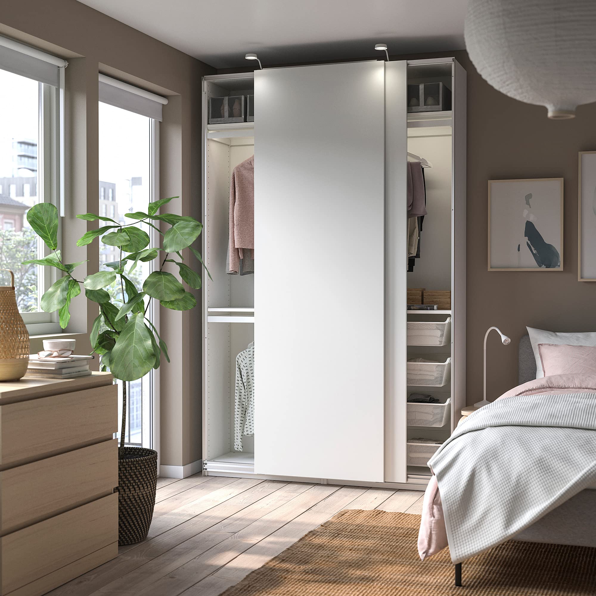 Amazon｜IKEA Pax/HASVIK ワードローブ コンビネーション