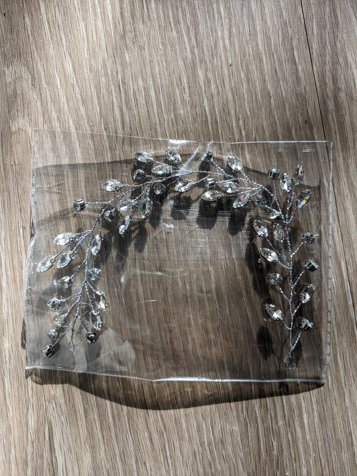 Braut Haarschmuck Mit Strass Und Kristall – Weinreben-Design, Silberfarben, Für Hochzeit, Ball Und Festliche Anlässe