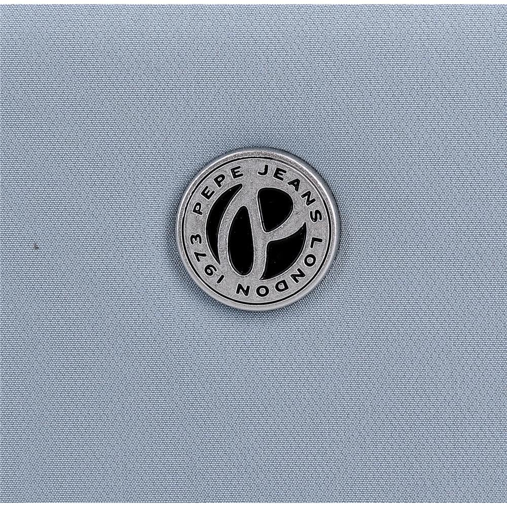 Pepe Jeans Jana Bandolera Portamóvil Azul 11x20x4 cms Poliéster con Detalles en Piel Sintética by Joumma Bags