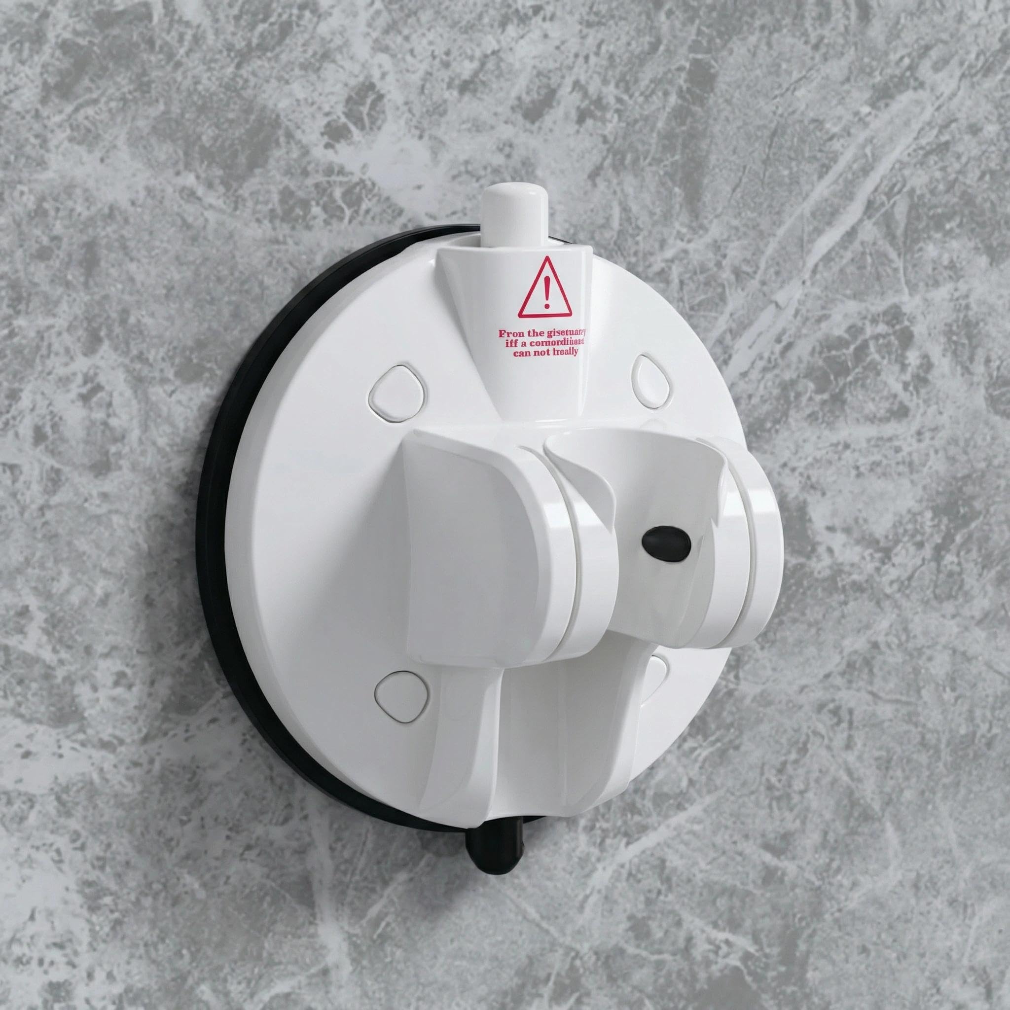 MagicBox Colour-Indicator Suction Cup Shower Head Holder – 85° Adjustable, No Drill Installation, Strong Hold for Bathroom, Tiles, Glass & Caravans – Compatible with G1/2 Shower Heads