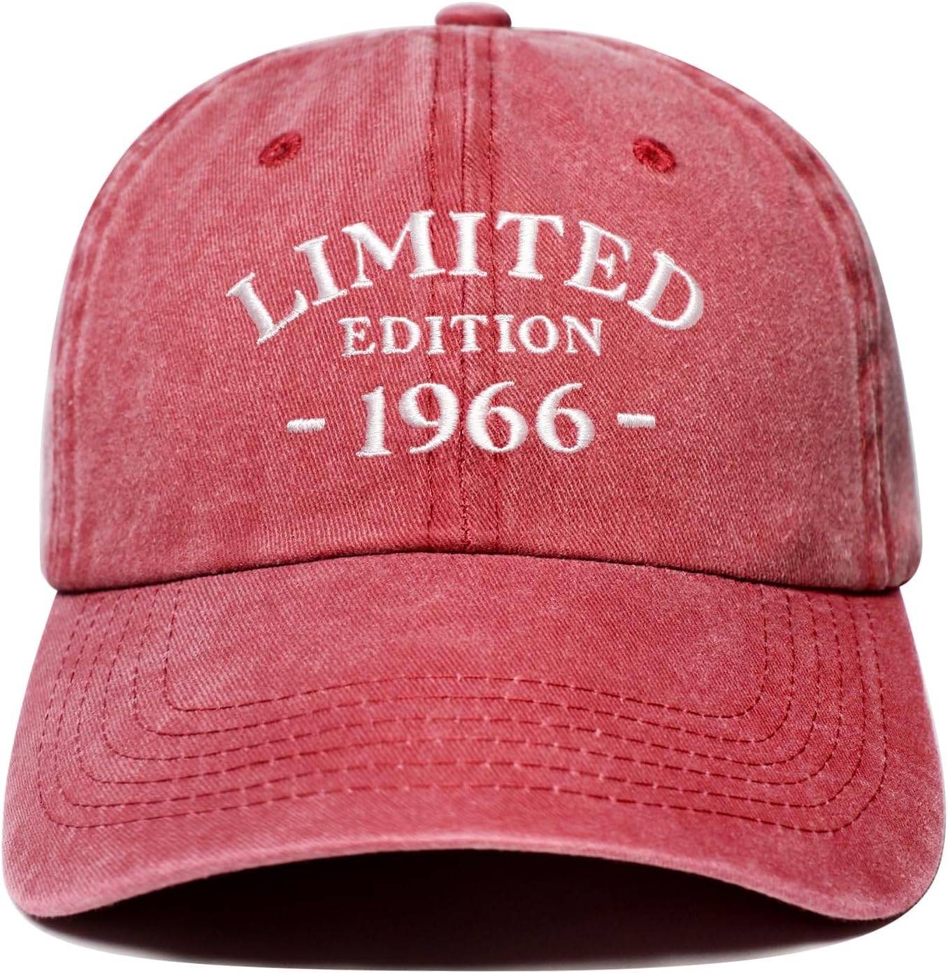 60th Birthday Gifts for Men Women, 60 Year Old Gifts Ideas, Adjustable Washed Cotton Embroidered Baseball Cap