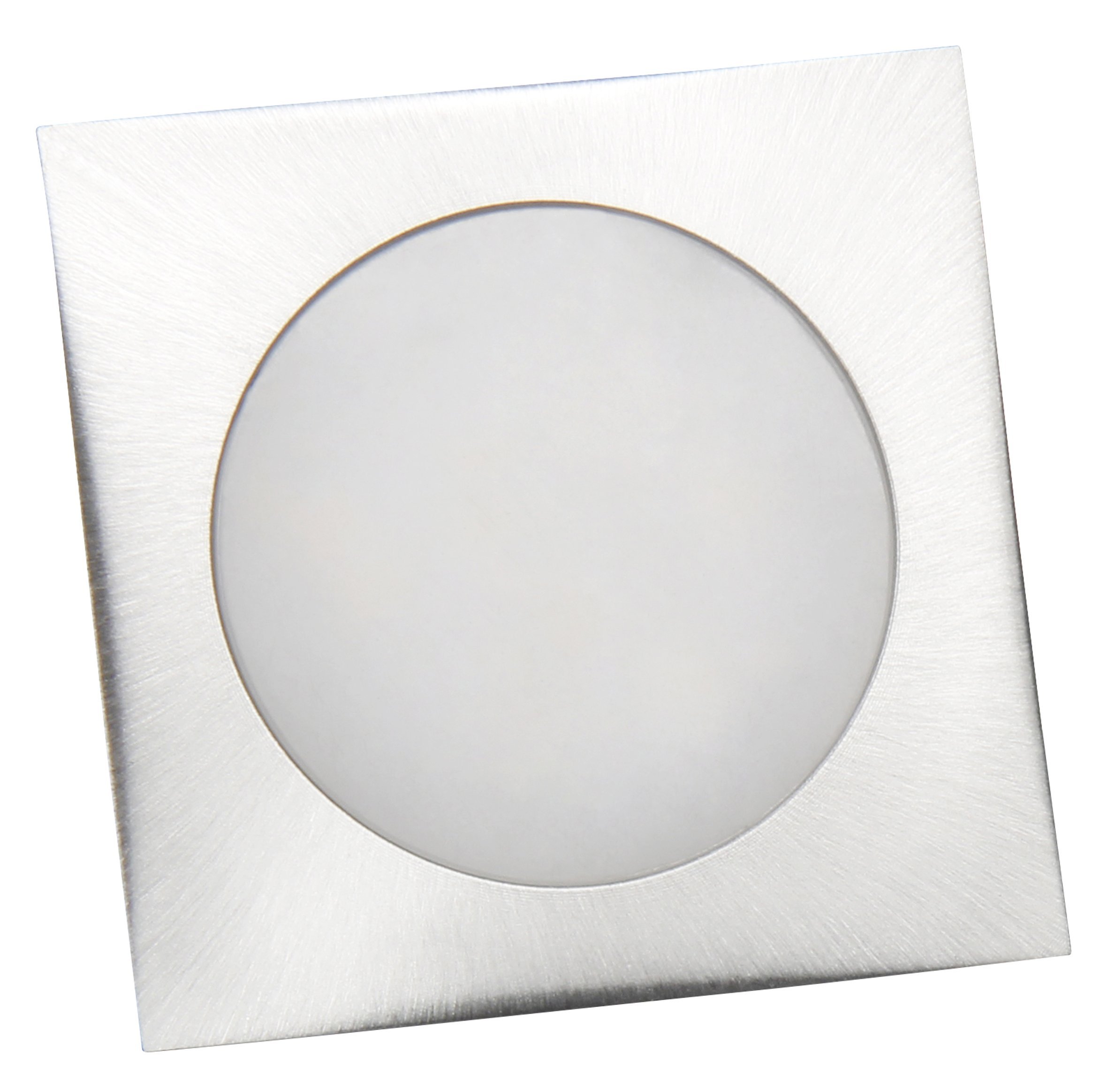 McShine LED Einbauleuchte FINE – 55x55 Mm, Quadratisch, Edelstahl, 4000K Neutralweiß, IP67, Für Wege & Treppen