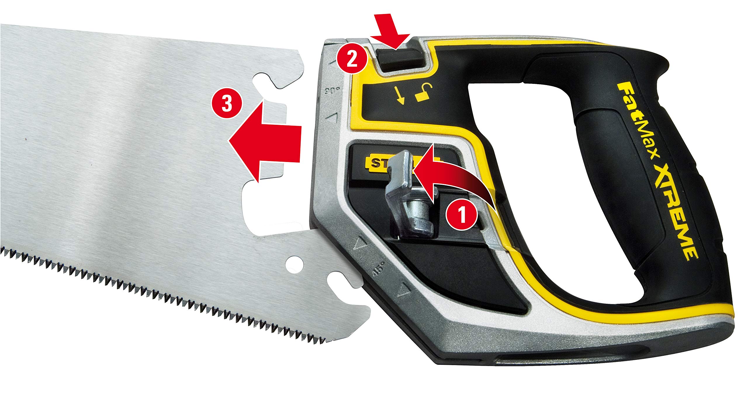 Stanley 0-20-236 Kit per Sega, Impugnatura e Lama, 450 mm + 500 mm