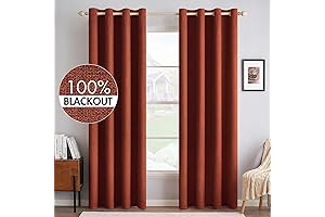 MIULEE Rust Orange Blackout Curtains: Liven Up Your Space!