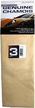 AutoSpa 40202AS Genuine Full Skin Chamois, 3 sqft