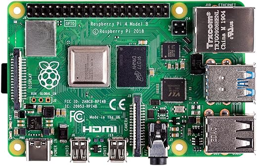 Raspberry Pi 4 Computer, Model B, 4GB RAM