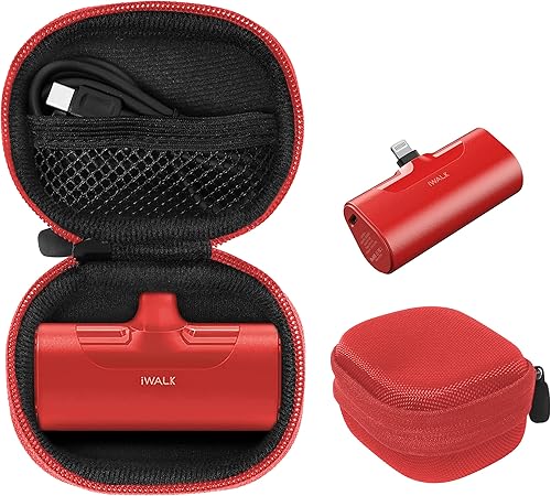 CaseSack Funda para cargador portátil pequeño compatible con iWALK Cargador portátil USB-C pequeño, Anker Nano, JEJILL, LanLuk, Charmast, LENUTO,