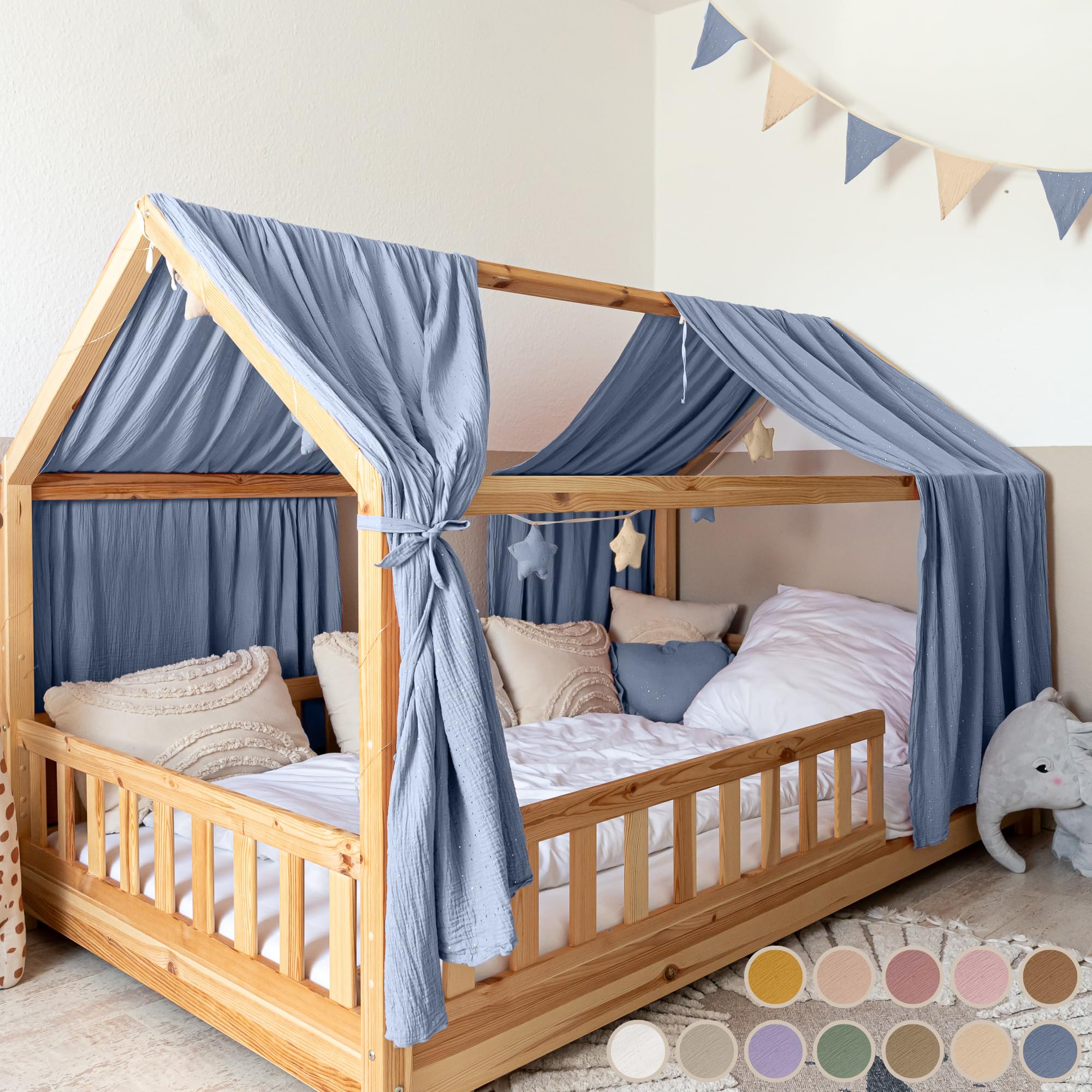 Lifetime hemel voor 4-in-1 hemelbed - Peach - Sterre Tijl Lifetime hemel voor 4-in-1 hemelbed - Peach - Sterre Tijl