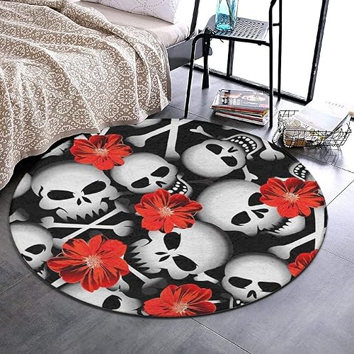 Miniatura 3 de Alfombra redonda grande, alfombra decorativa para silla de oficina para alfombras y suelos de madera, alfombra de piso de alta calidad compatible