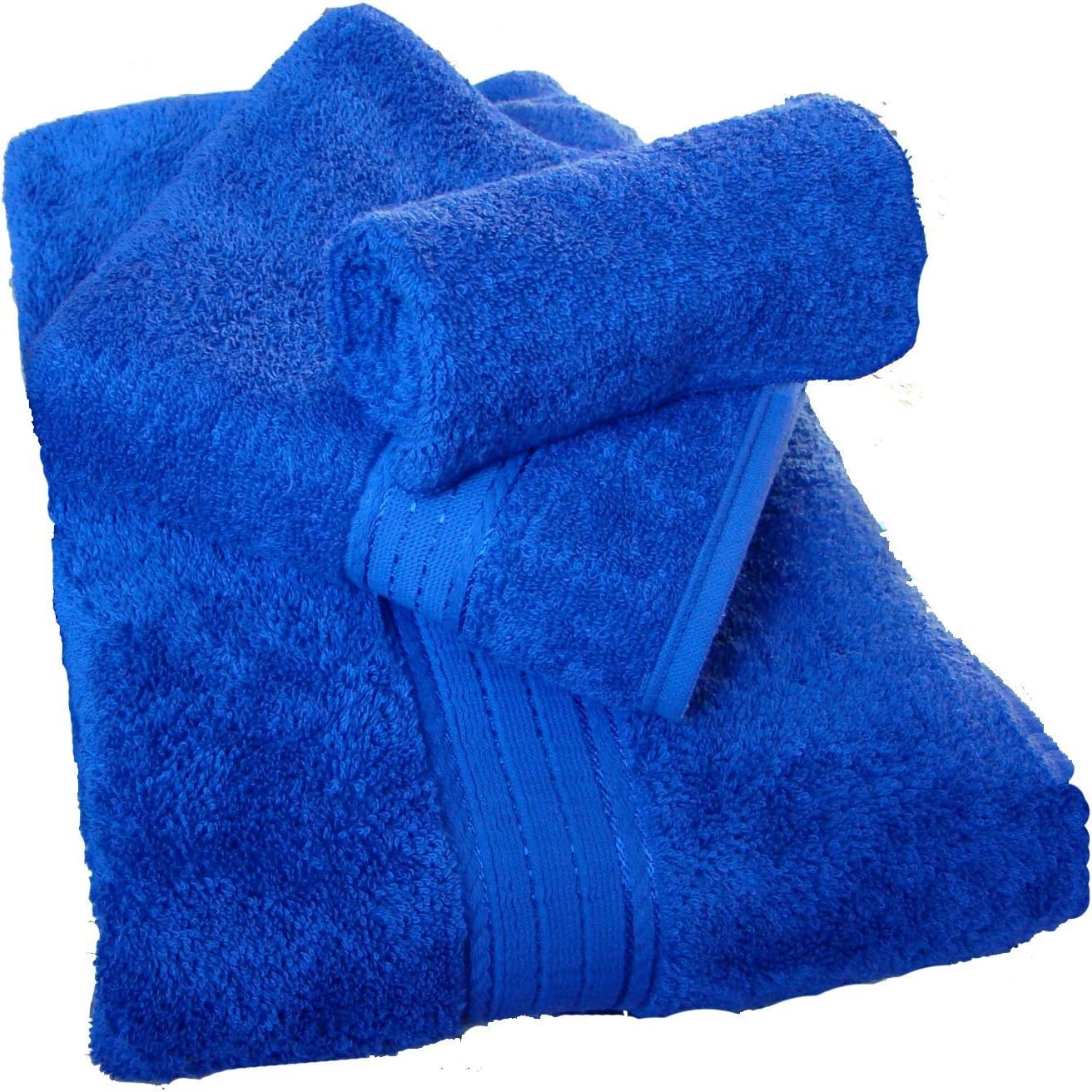 Crown Jewel 2 Luxurious Bath Towels Premium Towel. Amazing for Your Bathroom. (Marine Blue)