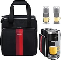 Vista 1 de Bolsa de viaje para cafetera, compatible con Keurig K-Mini, funda de transporte para cafetera de una sola porción compatible con K-Mini Plus