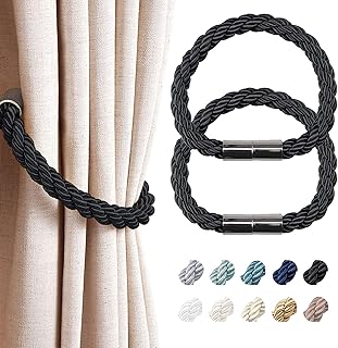 Amazon Co Jp ブラック タッセル 房掛け カーテンレール アクセサリー ホーム キッチン