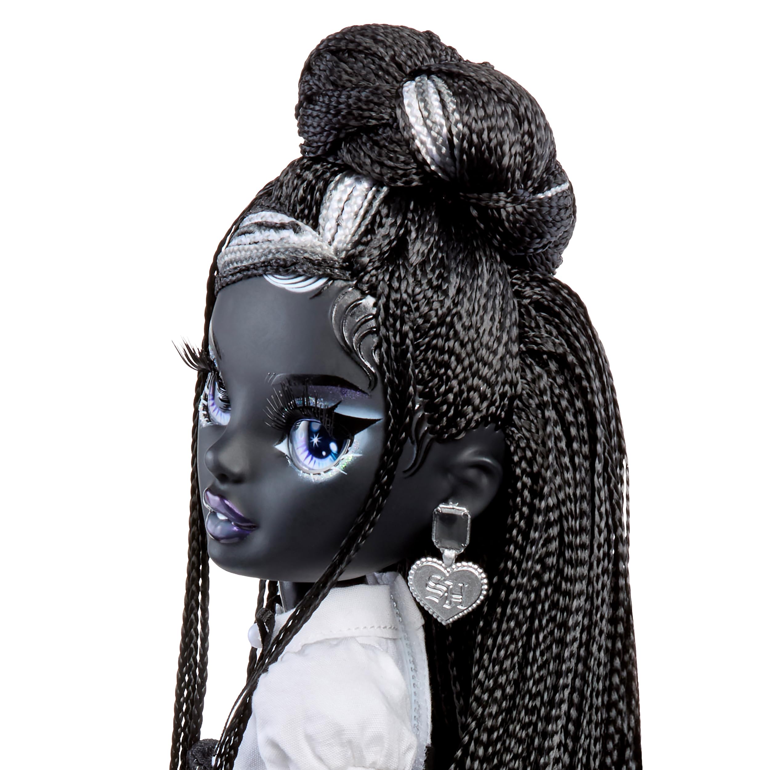 Rainbow High Shadow High Fashion Doll, Shanelle Onyx, Black Hair, 28 cm Fashion Doll with Designer Outfits - Image 3