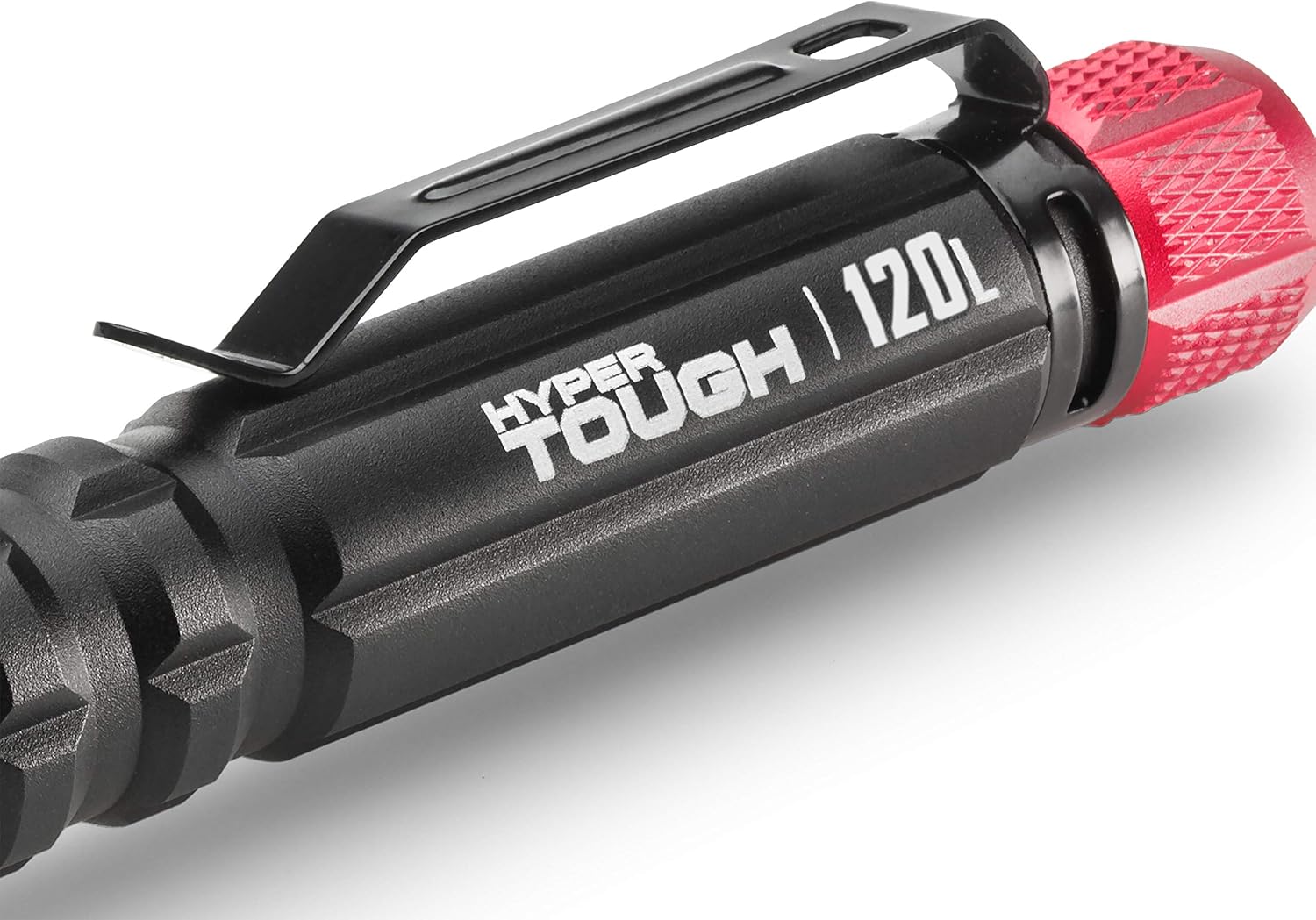 Hyper Tough 120 Lumen LED Pen Light - Batteries Included, Black,