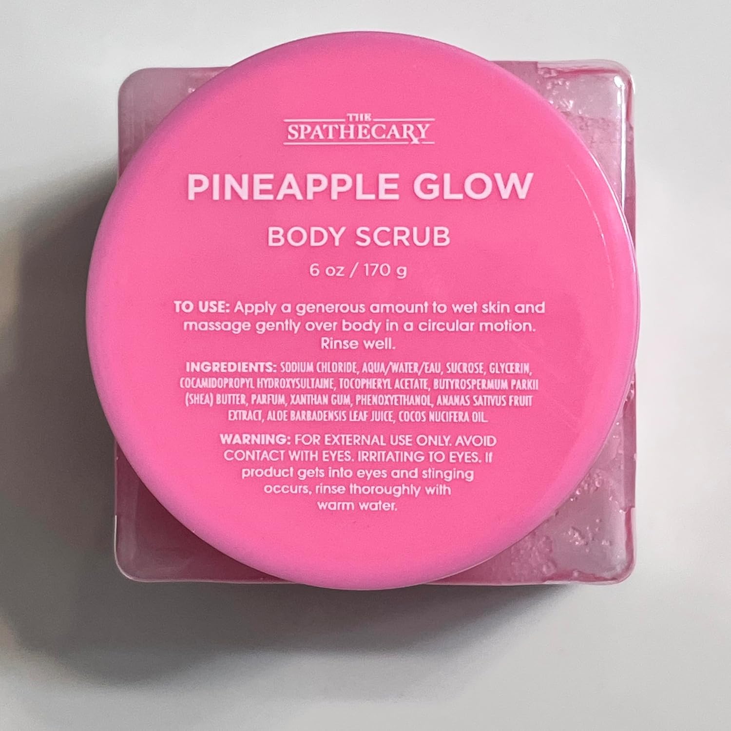 Pineapple Glow Body Scrub, 170 g