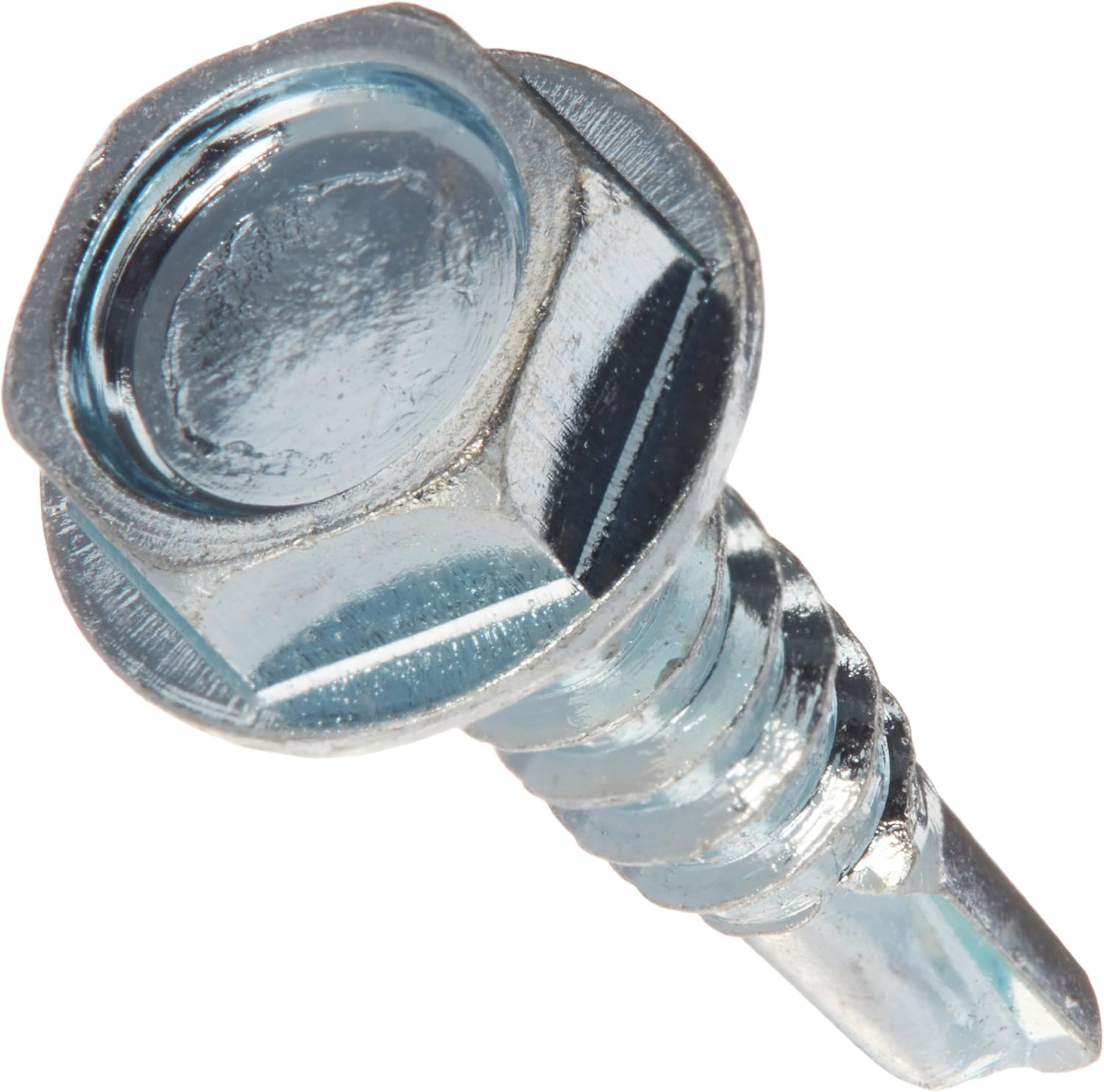 ITW Brands 21322 450 Pack, Teks, 10-15 x 3/4, Hex Washer Head Drill Point Screw