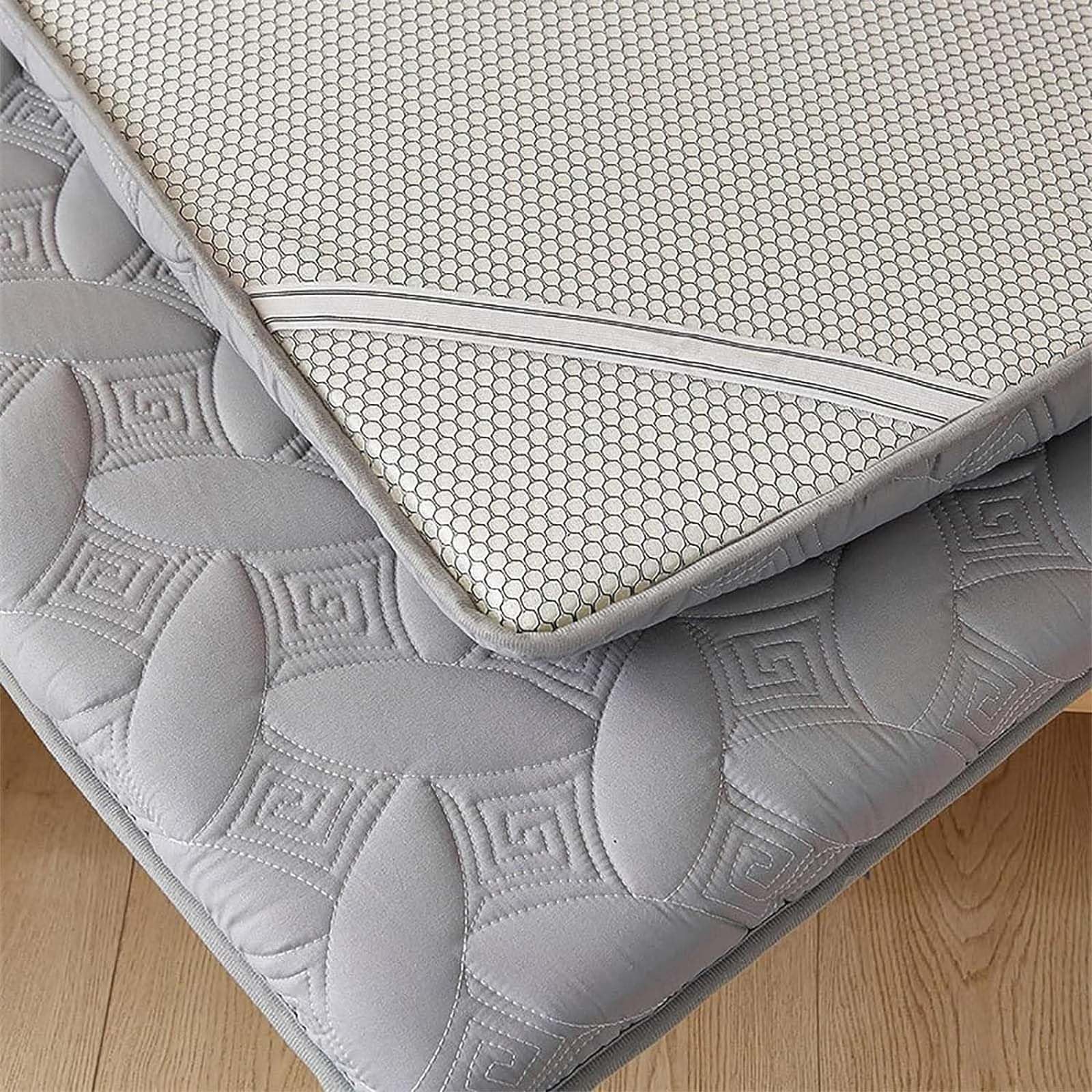Japoński składany materac futon przenośny materac podłogowy materac kempingowy 180 x 200 cm wygodny i oszczędzający miejsce futon do domu i podróży