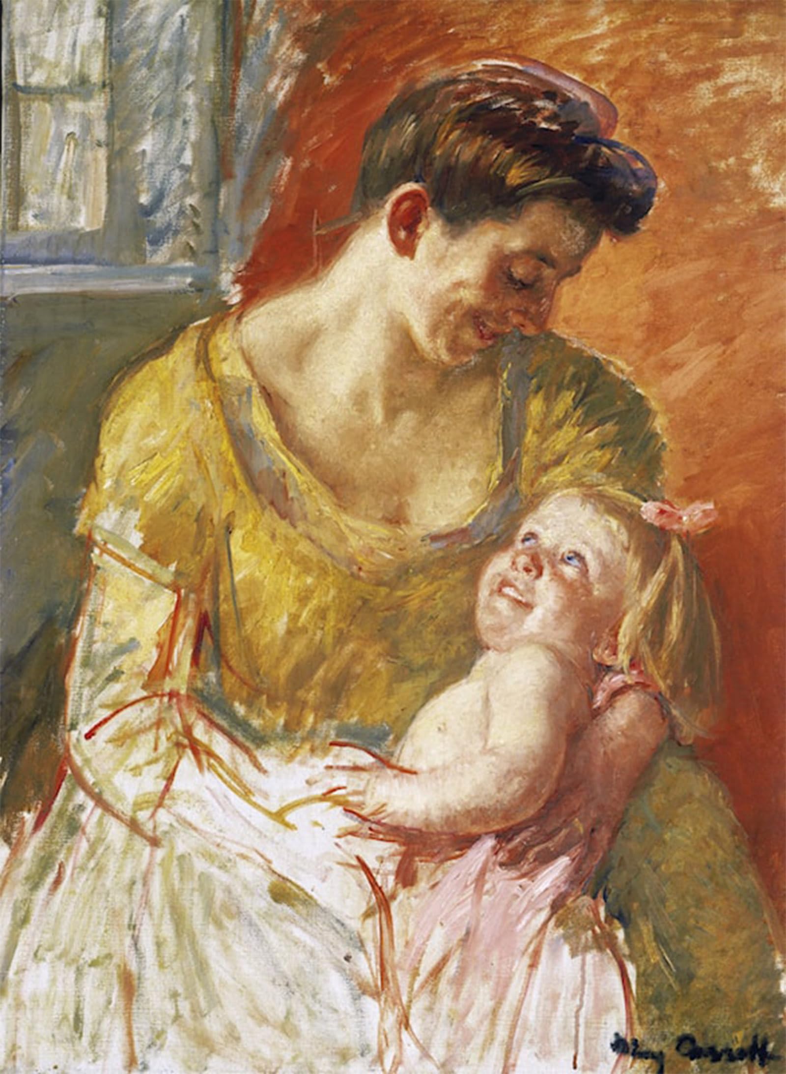 POSTERIIk Famous Print Pop Art Wall Art Graffiti Mother and Child by Mary Cassatt Art Prints for Home Decor 60x90cm