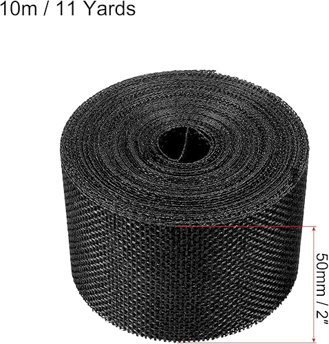 Miniatura 2 de PATIKIL Cinta de tela de arpillera de 2 pulgadas de ancho y 11 yardas, rollo de yute para fiestas, hogar, bricolaje, decoración de envoltura, color