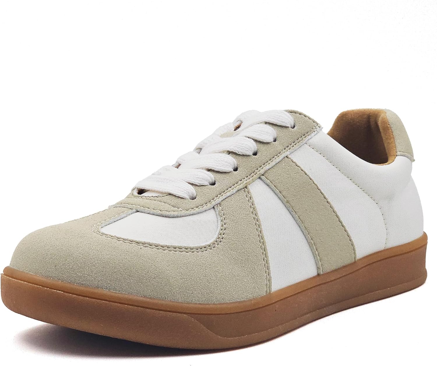 Women's Lace Up Trendy Sneaker Classic Fashion Low Top Walking Shoes - Picture 37 of 109