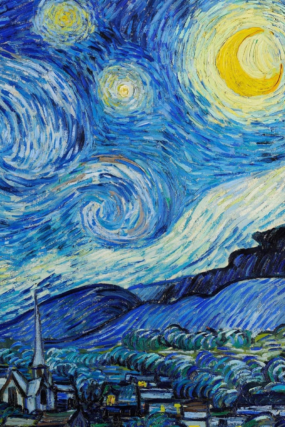 The Starry Night (1889) By Vincent Van Gogh 2020 Weekly Planner: Inspired Cover with Artistic Inner Pages | 6 x 9 Handy Purse & Case size | Agenda ... Diary & Organizer | Memorable & Creative Gift