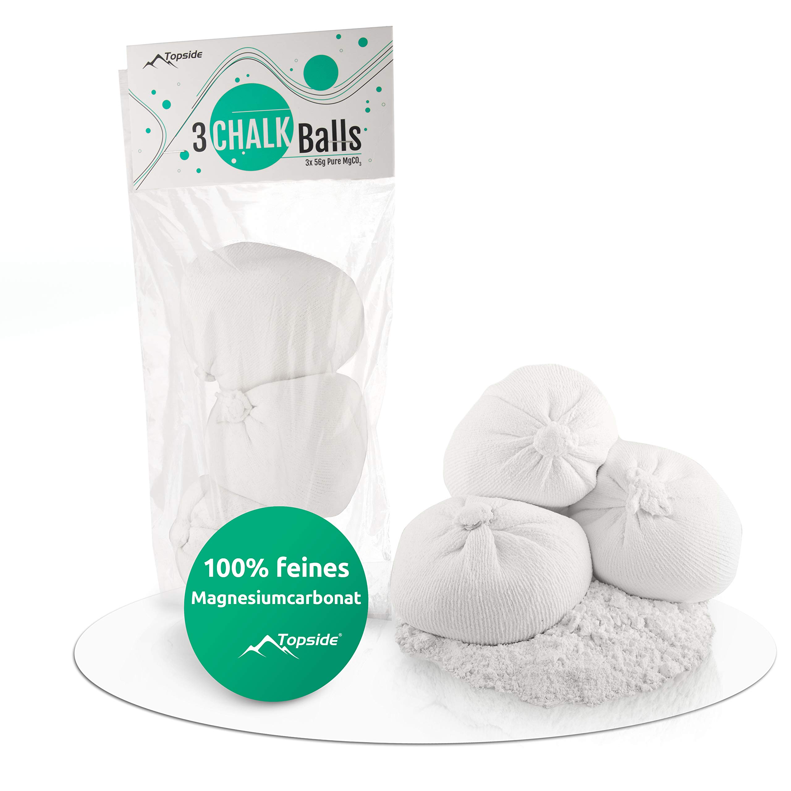 TOPSIDE Boule de Magnésie Chalk Ball pour Escalade Crossfit Gymnastique